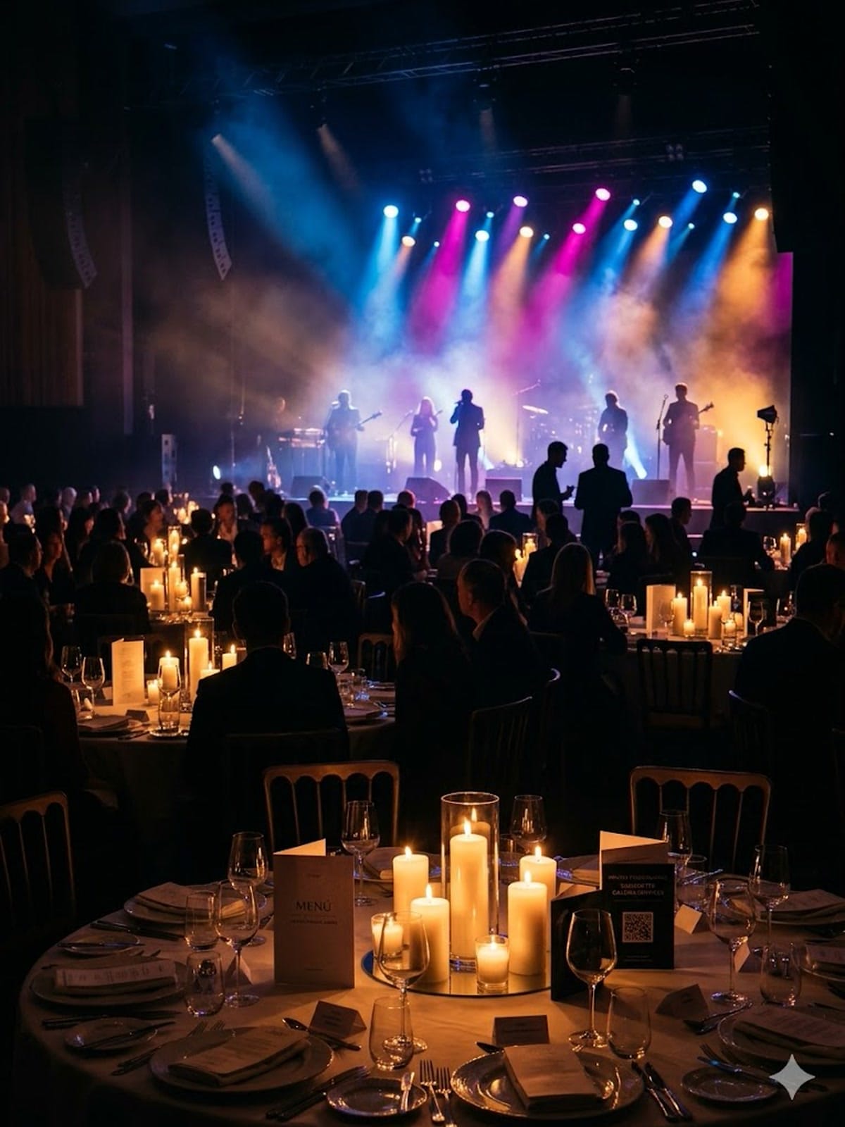 Audience at a public cultural or business gathering